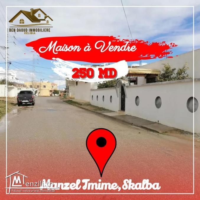 maison a vendre a manzel tmim