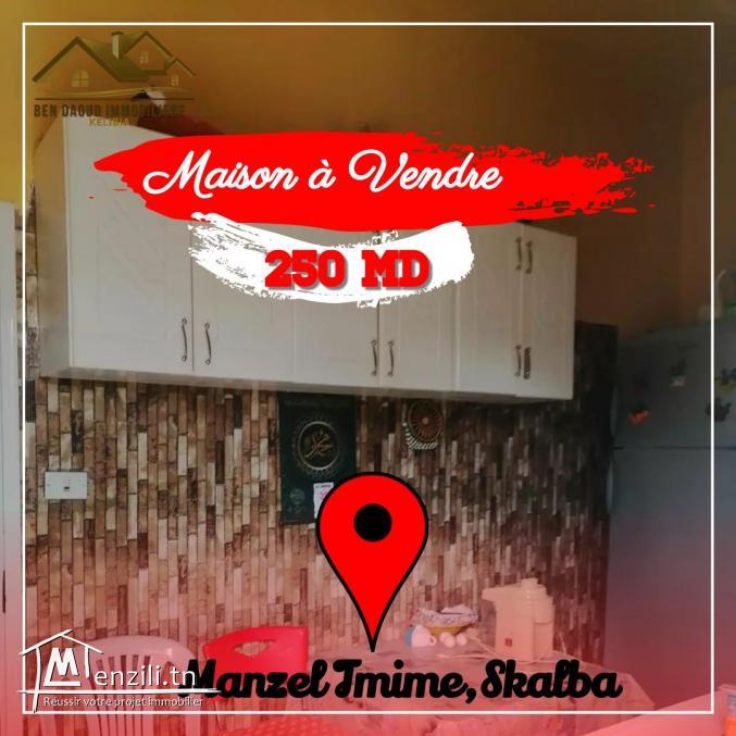 maison a vendre a manzel tmim