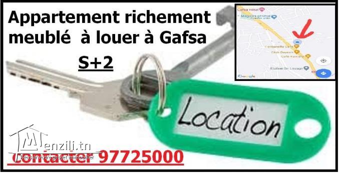 appartement meublé situé au centre ville de Gafsa
