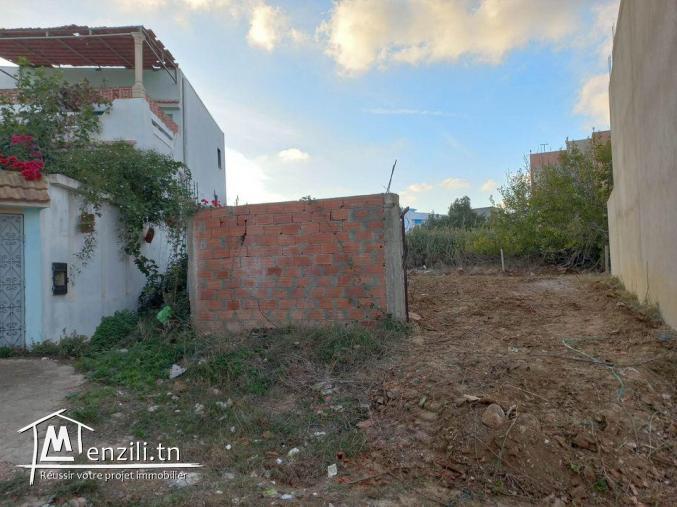 Terrain à vendre RafRaf Plage Bizerte