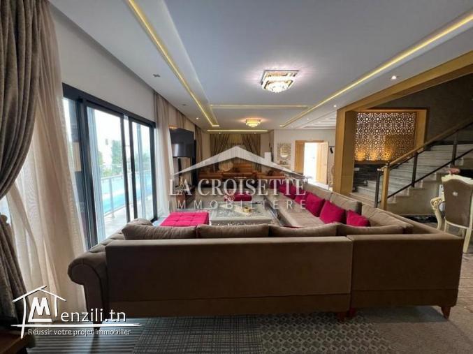 Villa S5 meublée avec piscine à La Soukra MVL0959