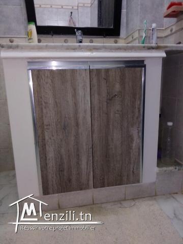 Bel étage de villa neuf 3 pieces Salon coté résidence El Ez rades meliene