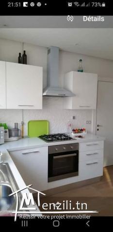 Appartement S2 meublé à louer à Ennaser 2