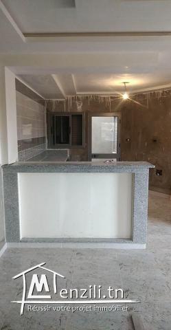 une maison indépendante vue sur mer en cours du finition à el Haouaria la grotte