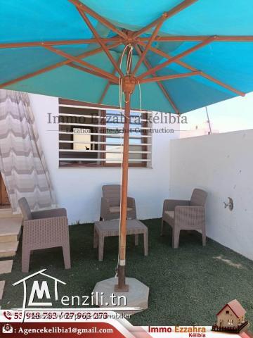 Une petite villa S+2  avec 1er étage inachevé à #Ezzahra #Hammem_Ghzez