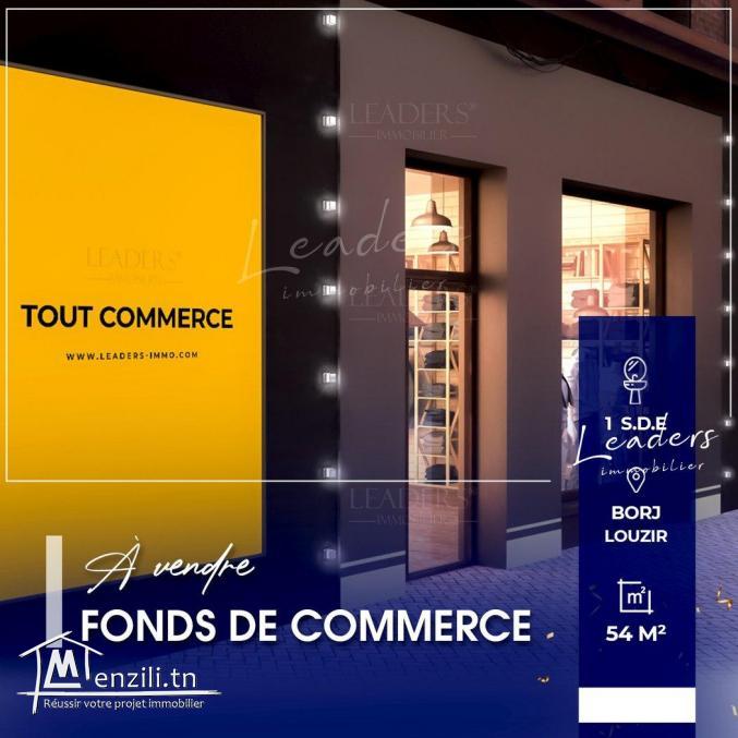 A_VENDRE un Fond de commerce à Borj Louzir