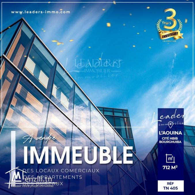 À vendre 3 appartements .S+2 situé à L AOUINA