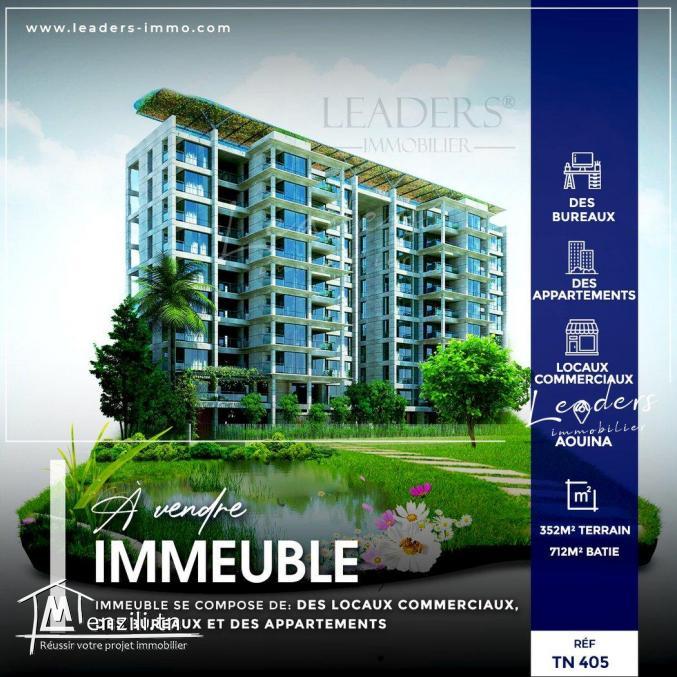 À vendre 3 appartements .S+2 situé à L AOUINA