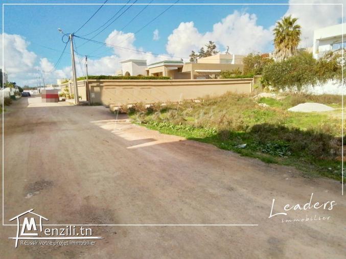 A_VENDRE  un terrain à La nouvelle Soukra , Zone des Villas