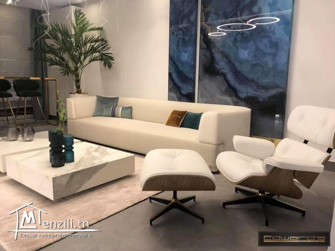 Magnifique Appartement de 193 m2 à Gammarth vue mer