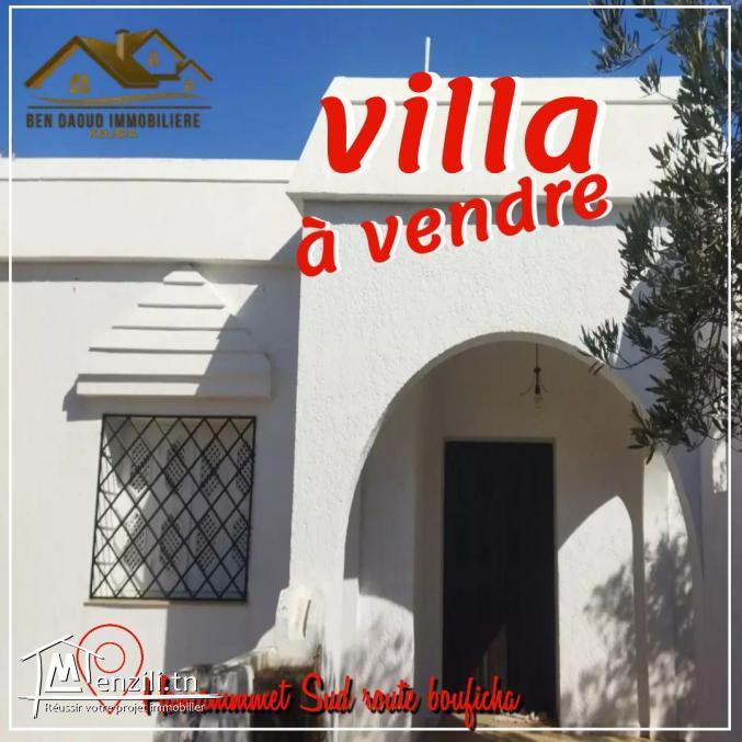 villa a vendre hammamet bouficha