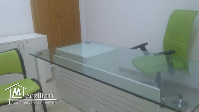 bureau meublé une pièce