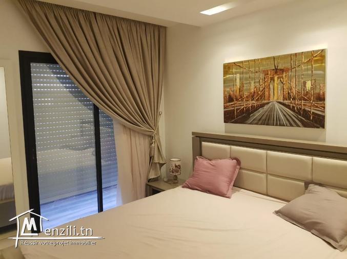 A louer a la marsa bel appartement meublé avec jardin
