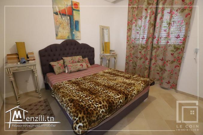 #appartement+1 avec terrasse et balcon   à #Yasminhammamet