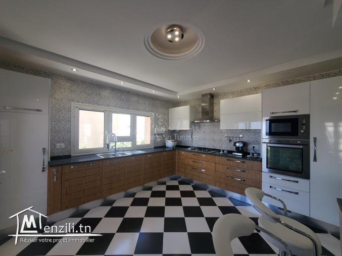 A louer magnifique S+3 de standing meublé à Hergla