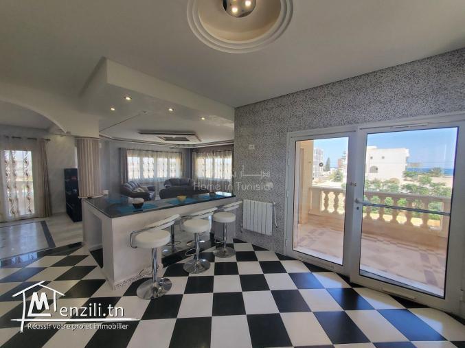 A louer magnifique S+3 de standing meublé à Hergla