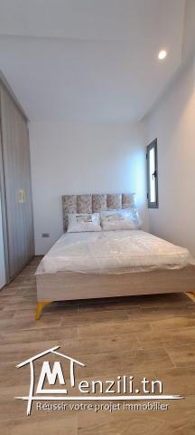 A louer spacieux appartement S+1 meublé à Cité Hached