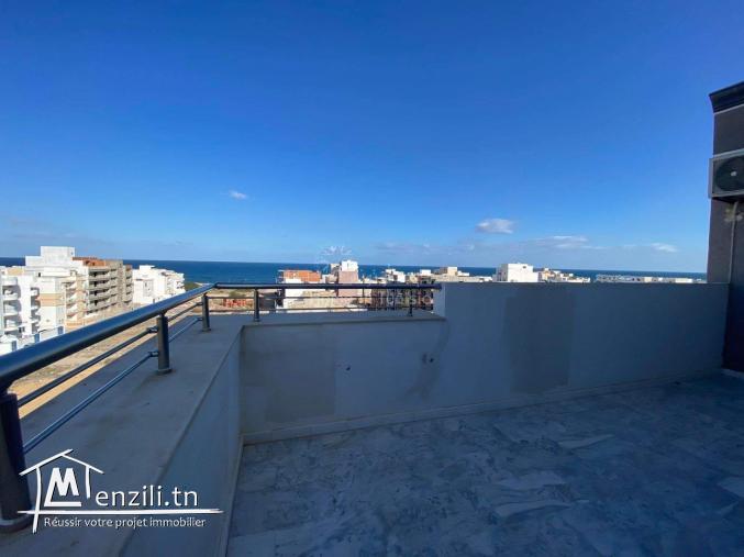 A louer appartement S+2 vue mer à Tantana