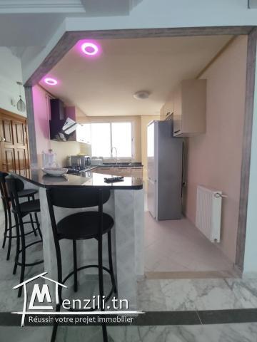 A louer magnifique appartement S2 meublé à Khezama