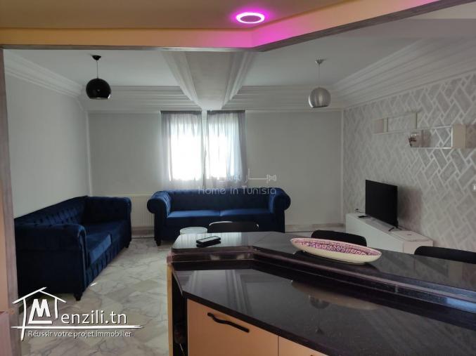 A louer magnifique appartement S2 meublé à Khezama