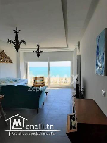 A louer un s3 meublé avec vue mer à Raoued Plage