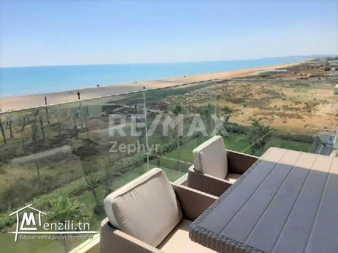 A louer un s3 meublé avec vue mer à Raoued Plage