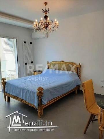 A louer un s3 meublé avec vue mer à Raoued Plage