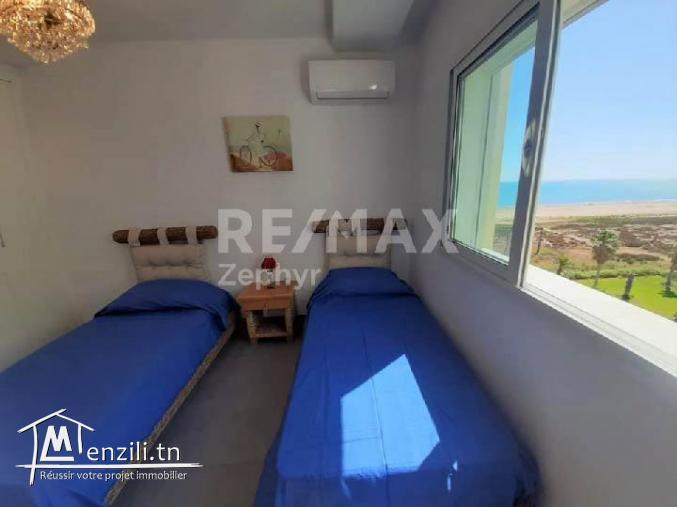 A louer un s3 meublé avec vue mer à Raoued Plage