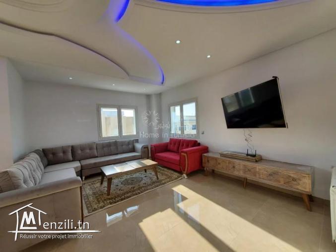 Location magnifique appartement S2 meublé à Hergla