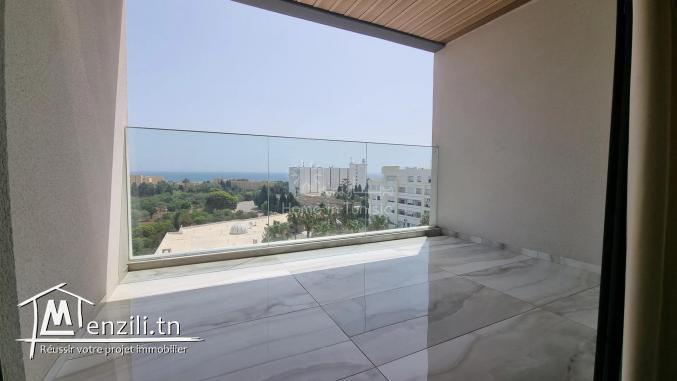 A louer sublime appartement S2 vue mer à Khezama