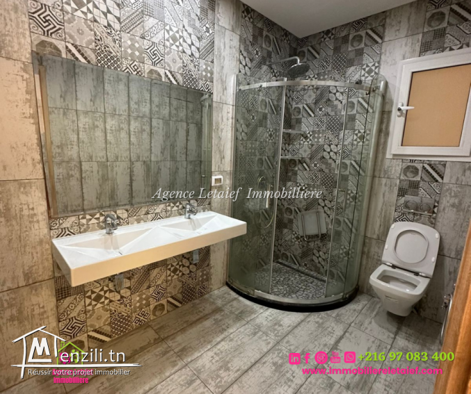 à vendre un appartement de type S+3 a khazema