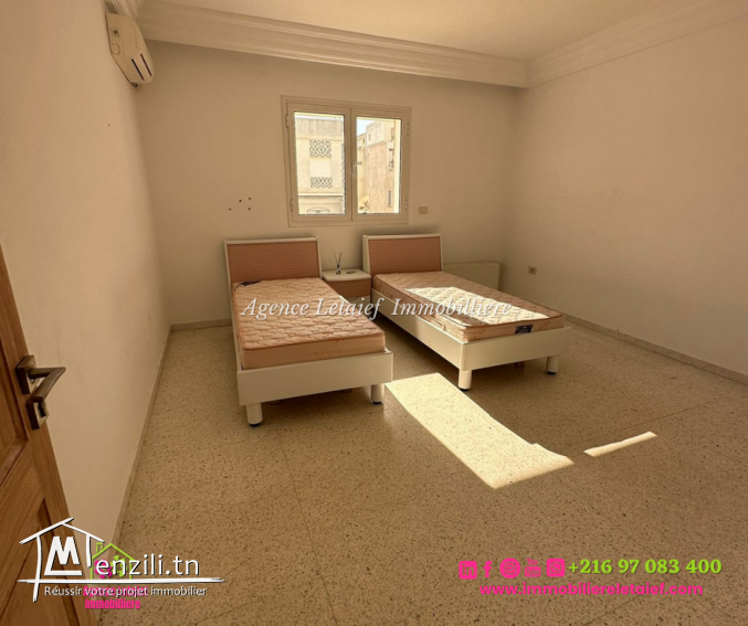 à vendre un appartement de type S+3 a khazema