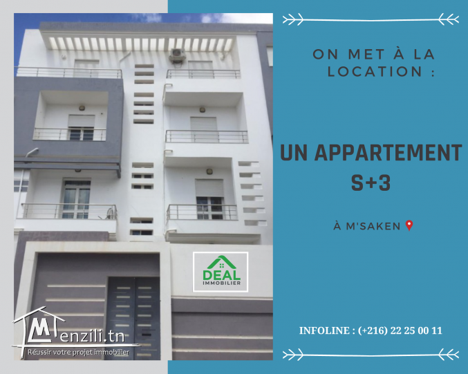 un joli APPARTEMENT S+3