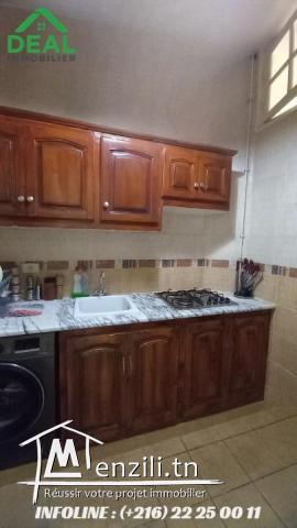 Un APPARTEMENT S+2 sans meuble à louer doté d'une bonne orientation à M'saken