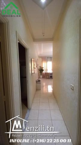 Un APPARTEMENT S+2 sans meuble à louer doté d'une bonne orientation à M'saken