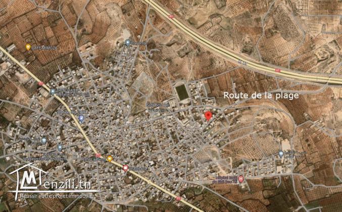 Terrain à vendre à Sidi Bou Ali, Route de la plage