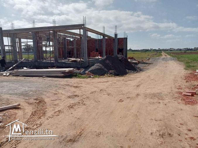 a vendre un terrain vue sur mer a kerkouene kelibia