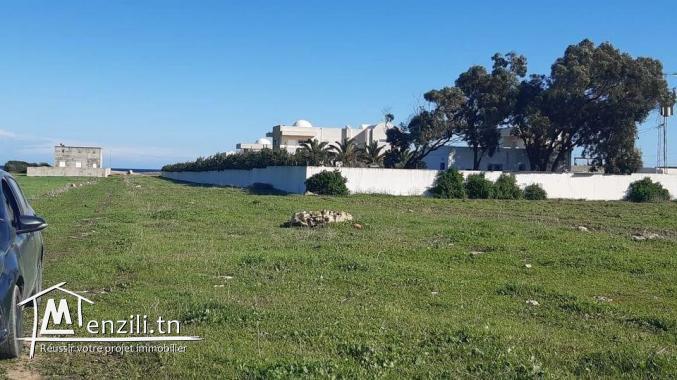 a vendre un terrain vue sur mer a kerkouene kelibia