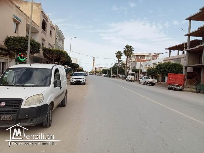 un terrain centre ville dar Allouche 5 min de la plage