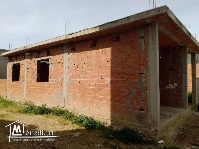 maison encours de construction à El Azib Pres zone indusitrielle Onetech