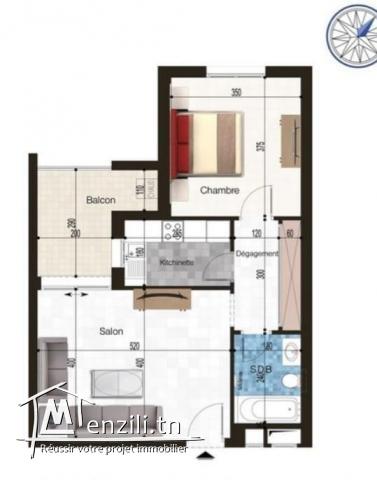 Appartement à vendre à Ennaser 2