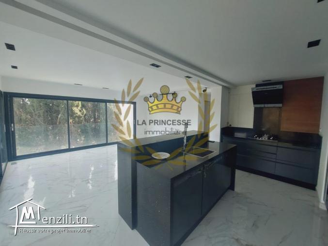 Location - Appartement S+2 avec une belle vue sur la forêt de Gammarth