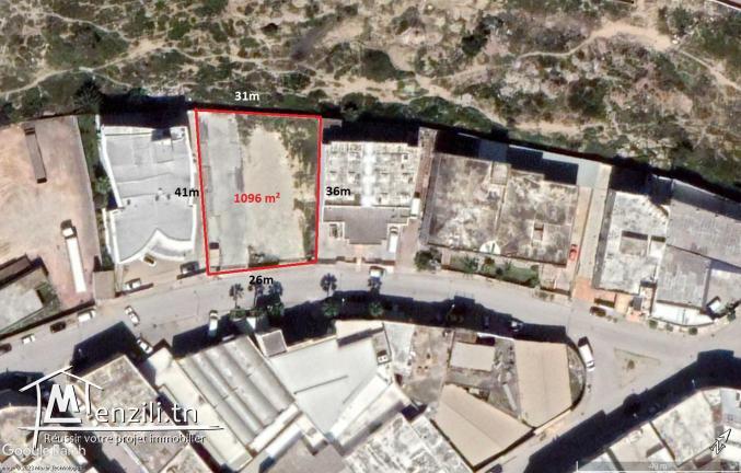 Terrain 1096m² Megrine Saint gobain