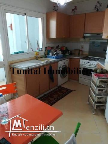 A vendre appartement a l'Aouina dans une résidence trés calme