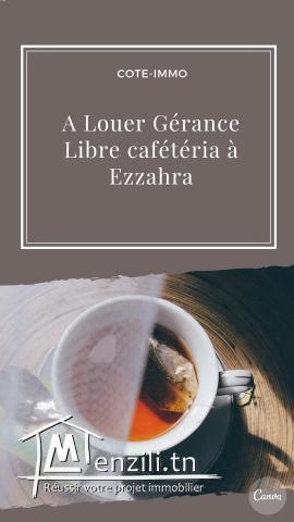 gerance libre cafeteria