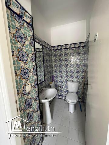 Location -  Étage de villa à Gammarth supérieur