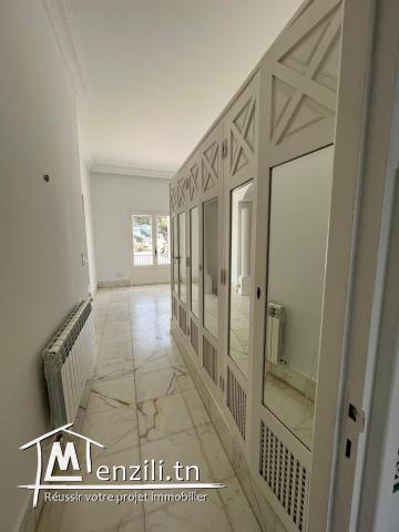 Location -  Étage de villa à Gammarth supérieur