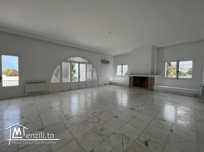 Location -  Étage de villa à Gammarth supérieur