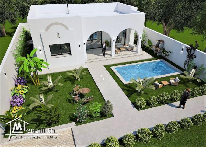 Des villas avec piscine à Hammamet, El basbassia ☎27246310☎