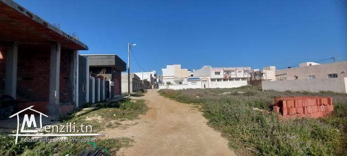 Un terrain à kelibia de 273m²